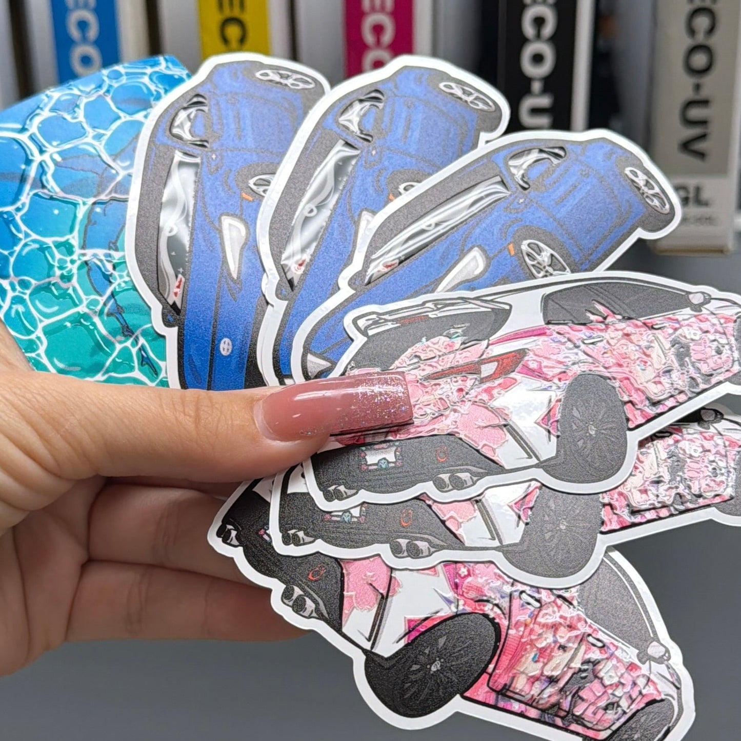 CAR/TRUCK EMBOSSED STICKERS