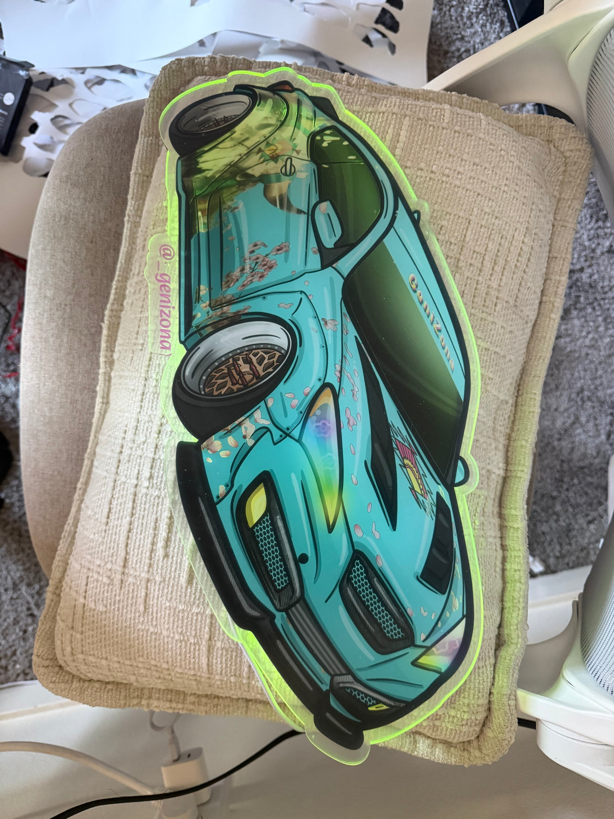 CUSTOM CAR/TRUCK ACRYLIC WALL ART
