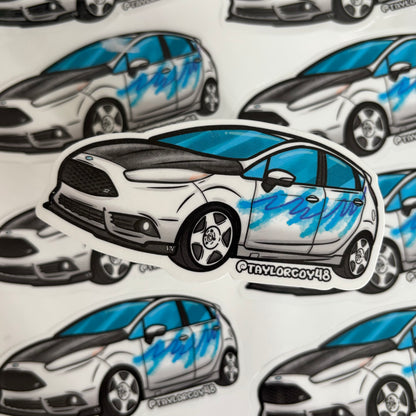 CUSTOM HAND DRAWN CAR/TRUCK STICKERS