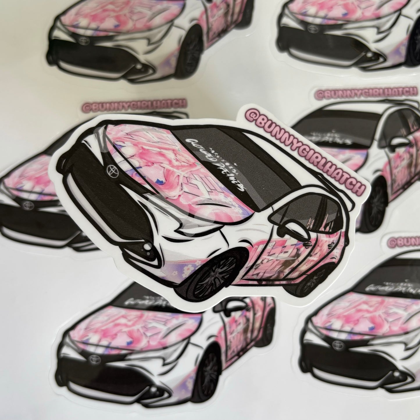 CUSTOM HAND DRAWN CAR/TRUCK STICKERS