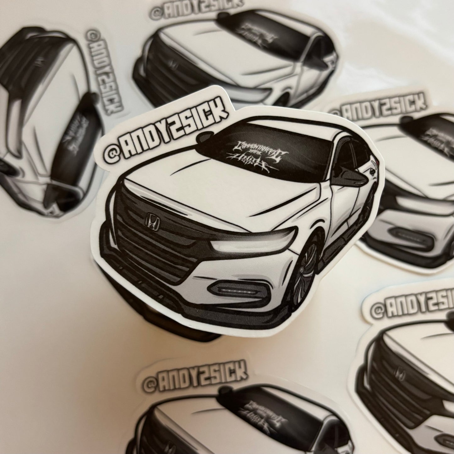 CUSTOM HAND DRAWN CAR/TRUCK STICKERS