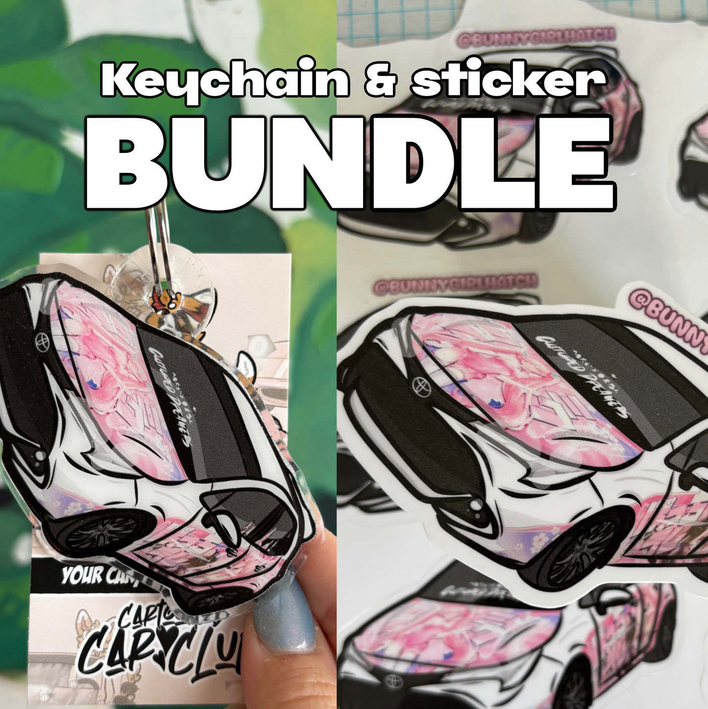 KEYCHAIN & STICKERS BUNDLE