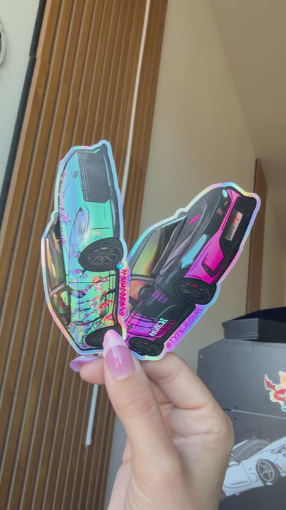 CAR/TRUCK EMBOSSED STICKERS