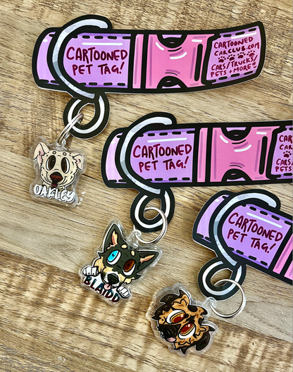 CUSTOM PET KEYCHAIN